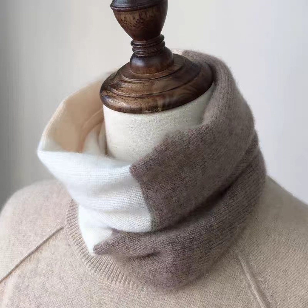 Infinity Scarf Knit - Soft Splicing Color Infinity Scarf Windproof