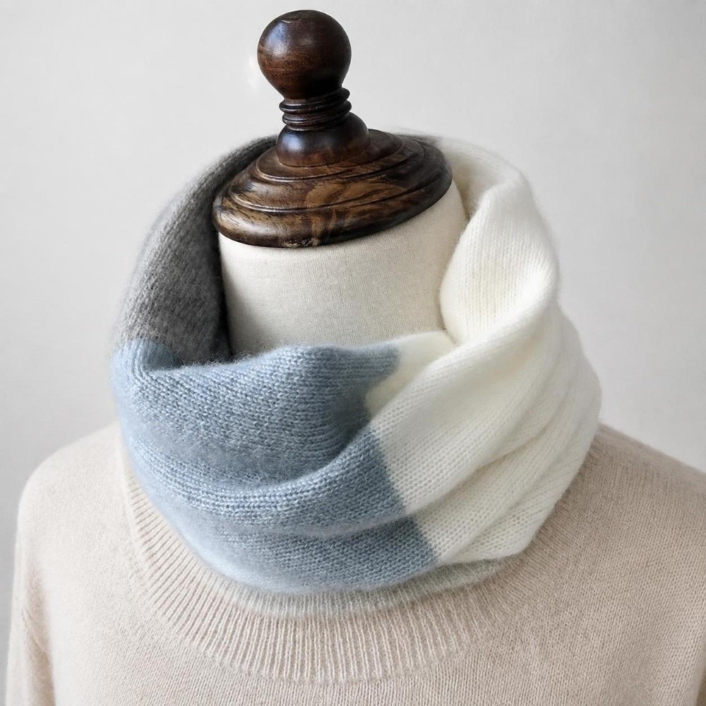 Soft Splicing Color Infinity S - Infinity Scarf Knit review and price
