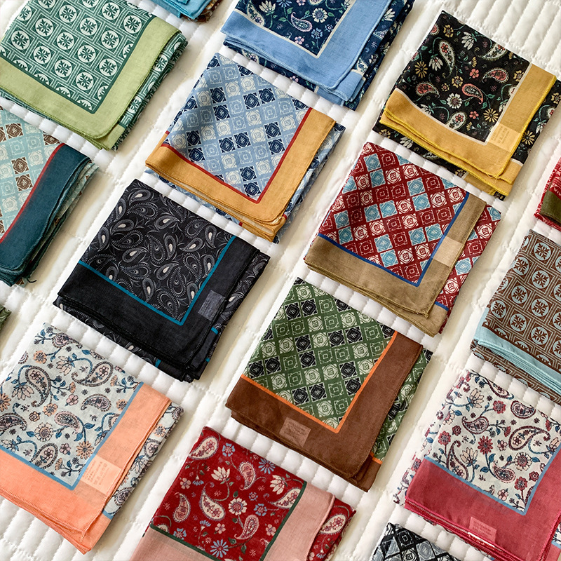 Cotton Feeling Kerchief Scarf  - Bandana Cotton review and price