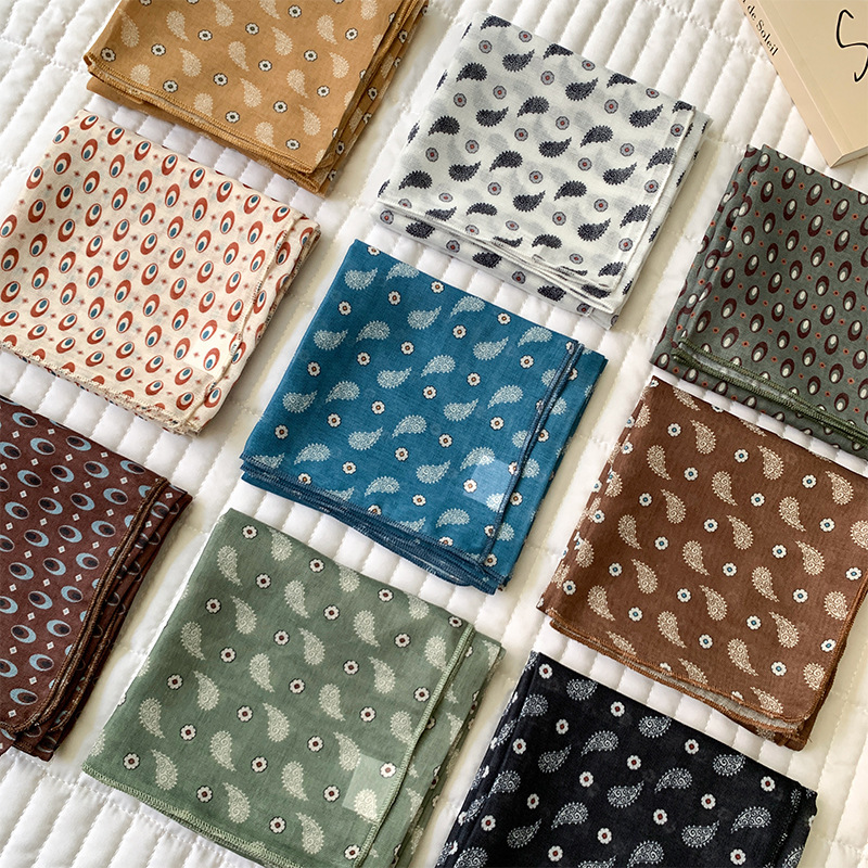 Cotton Feeling Kerchief Scarf  - Bandana Cotton review and price